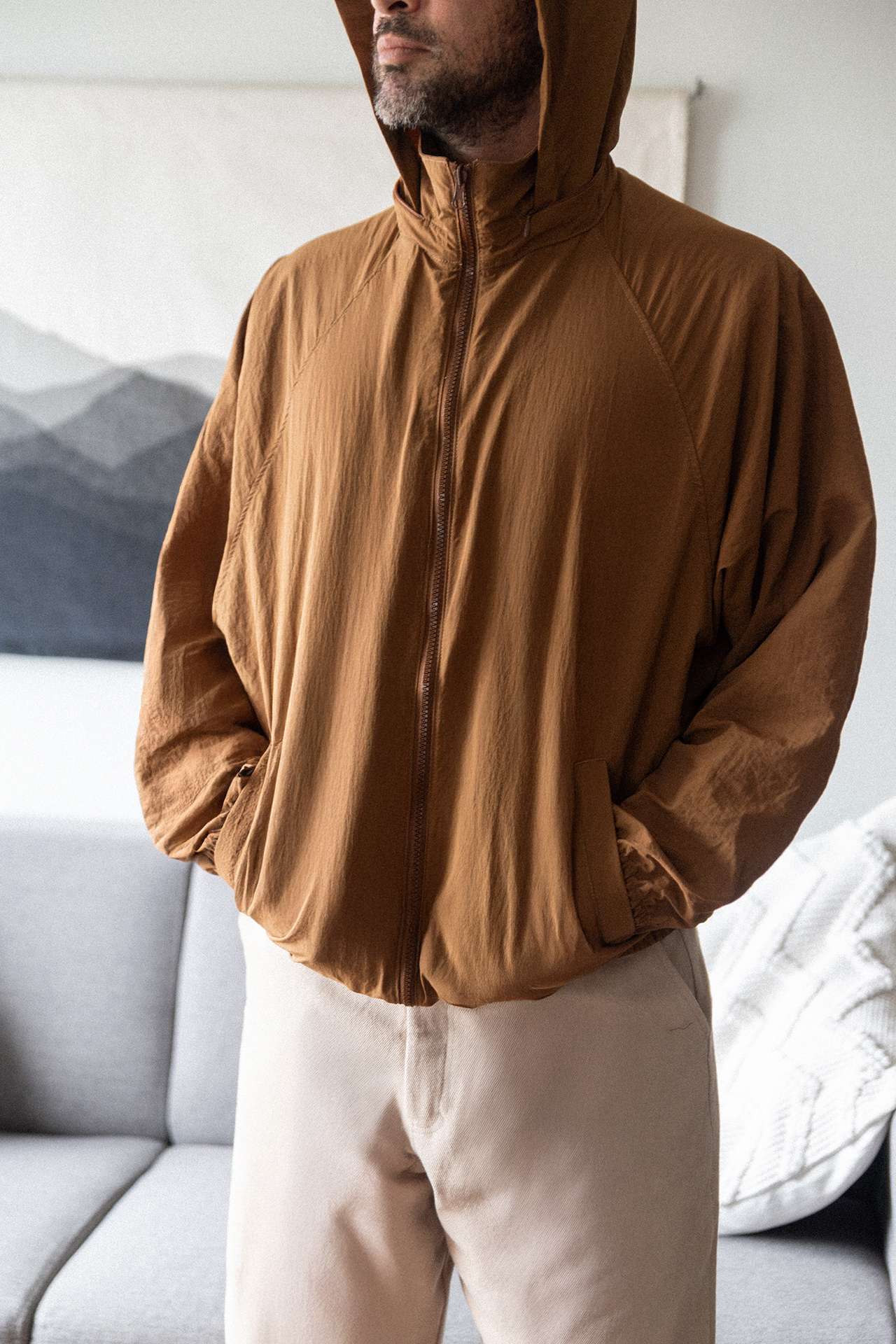 Corta vientos Marrón