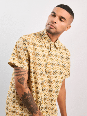 Camisa Braulio Mustard