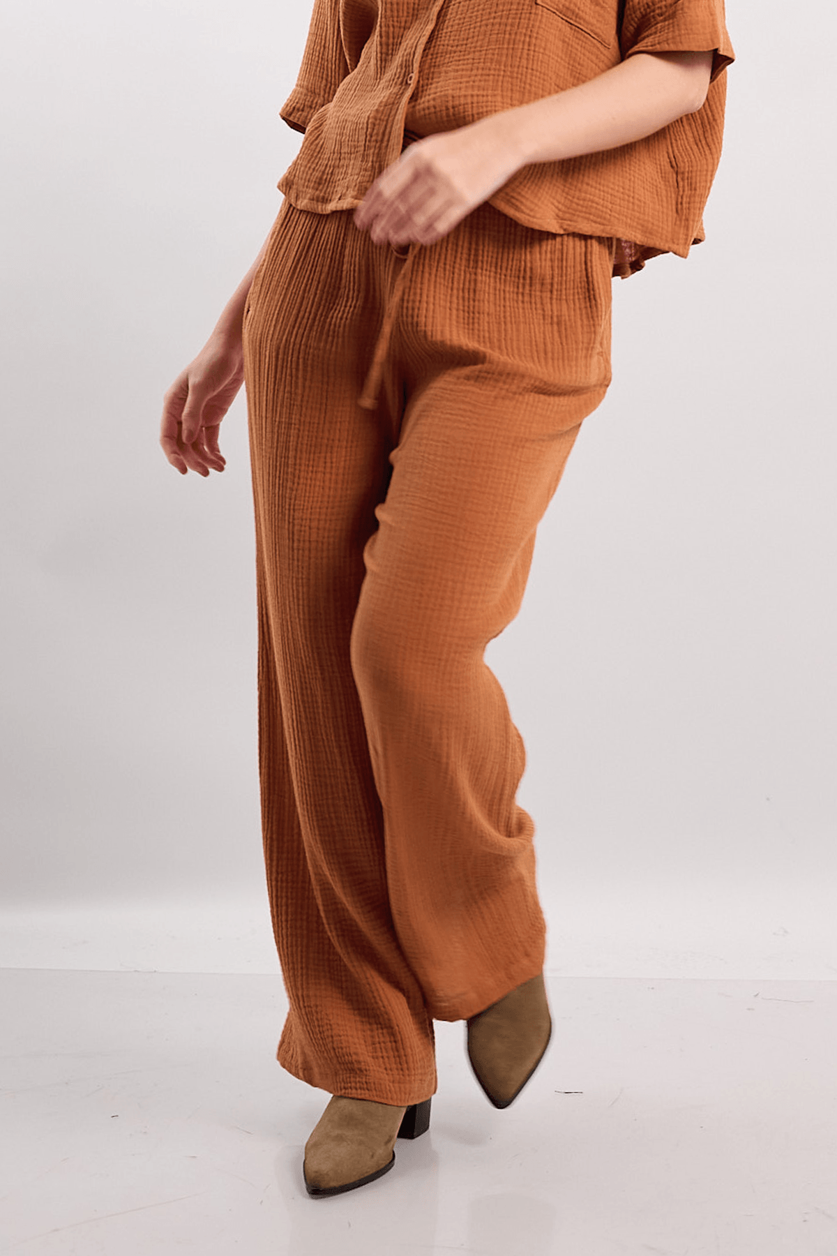 Pantalón Romina Terracota