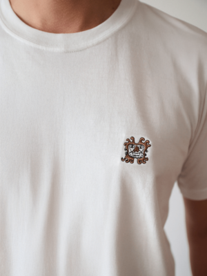 Polo Bordado - Blanco