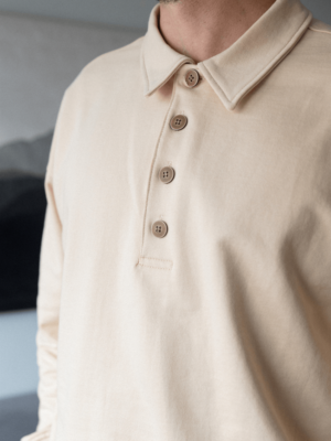 Polera Botones - Beige