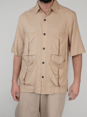 Camis Guayabera - Beige
